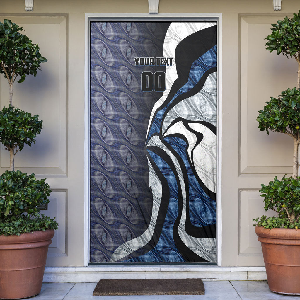 Personalised Geelong Cats Door Cover Trippy Psychedelic Abstract Art Mascot Football Fans