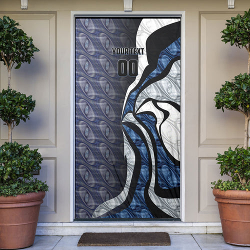 Personalised Geelong Cats Door Cover Trippy Psychedelic Abstract Art Mascot Football Fans