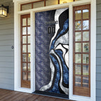 Personalised Geelong Cats Door Cover Trippy Psychedelic Abstract Art Mascot Football Fans
