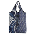 Personalised Geelong Cats Grocery Bag Trippy Psychedelic Abstract Art Mascot Football Fans