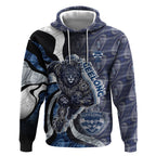 Personalised Geelong Cats Hoodie Trippy Psychedelic Abstract Art Mascot Football Fans