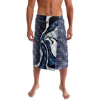Personalised Geelong Cats Lavalava Trippy Psychedelic Abstract Art Mascot Football Fans