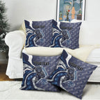 Personalised Geelong Cats Pillow Cover Trippy Psychedelic Abstract Art Mascot Football Fans