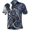 Personalised Geelong Cats Polo Shirt Trippy Psychedelic Abstract Art Mascot Football Fans