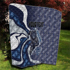 Personalised Geelong Cats Quilt Trippy Psychedelic Abstract Art Mascot Football Fans