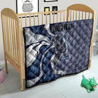 Personalised Geelong Cats Quilt Trippy Psychedelic Abstract Art Mascot Football Fans