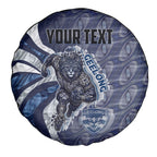 Personalised Geelong Cats Spare Tire Cover Trippy Psychedelic Abstract Art Mascot Football Fans