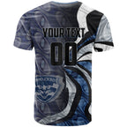 Personalised Geelong Cats T Shirt Trippy Psychedelic Abstract Art Mascot Football Fans