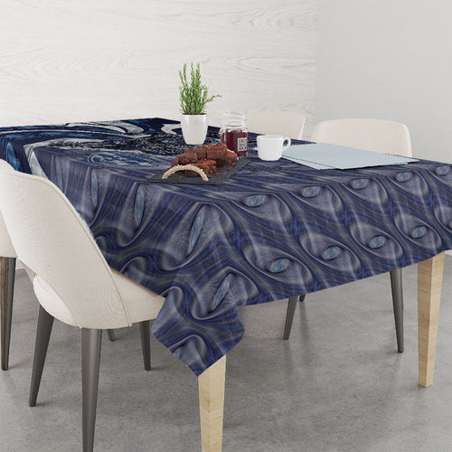 Personalised Geelong Cats Tablecloth Trippy Psychedelic Abstract Art Mascot Football Fans