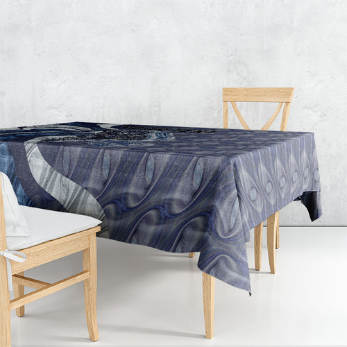 Personalised Geelong Cats Tablecloth Trippy Psychedelic Abstract Art Mascot Football Fans