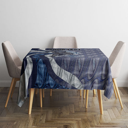 Personalised Geelong Cats Tablecloth Trippy Psychedelic Abstract Art Mascot Football Fans