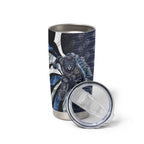 Personalised Geelong Cats Tumbler Cup Trippy Psychedelic Abstract Art Mascot Football Fans