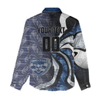 Personalised Geelong Cats Women Casual Shirt Trippy Psychedelic Abstract Art Mascot Football Fans