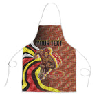 Personalised Gold Coast Suns Apron Trippy Psychedelic Abstract Art Mascot Football Fans