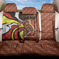 Personalised Gold Coast Suns Back Car Seat Cover Trippy Psychedelic Abstract Art Mascot Football Fans