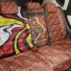 Personalised Gold Coast Suns Back Car Seat Cover Trippy Psychedelic Abstract Art Mascot Football Fans