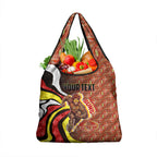Personalised Gold Coast Suns Grocery Bag Trippy Psychedelic Abstract Art Mascot Football Fans
