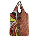 Personalised Gold Coast Suns Grocery Bag Trippy Psychedelic Abstract Art Mascot Football Fans