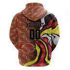 Personalised Gold Coast Suns Hoodie Trippy Psychedelic Abstract Art Mascot Football Fans