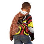 Personalised Gold Coast Suns Kid Hoodie Trippy Psychedelic Abstract Art Mascot Football Fans