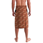 Personalised Gold Coast Suns Lavalava Trippy Psychedelic Abstract Art Mascot Football Fans