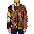 Personalised Gold Coast Suns Padded Jacket Trippy Psychedelic Abstract Art Mascot Football Fans