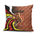 Personalised Gold Coast Suns Pillow Cover Trippy Psychedelic Abstract Art Mascot Football Fans
