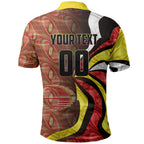 Personalised Gold Coast Suns Polo Shirt Trippy Psychedelic Abstract Art Mascot Football Fans