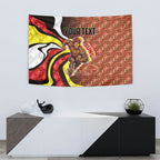 Personalised Gold Coast Suns Tapestry Trippy Psychedelic Abstract Art Mascot Football Fans