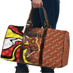 Personalised Gold Coast Suns Travel Bag Trippy Psychedelic Abstract Art Mascot Football Fans