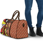 Personalised Gold Coast Suns Travel Bag Trippy Psychedelic Abstract Art Mascot Football Fans