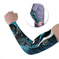 Personalised Port Adelaide Arm Sleeves Trippy Psychedelic Abstract Art Mascot Football Fans