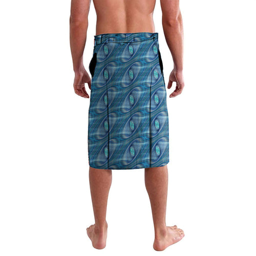 Personalised Port Adelaide Lavalava Trippy Psychedelic Abstract Art Mascot Football Fans