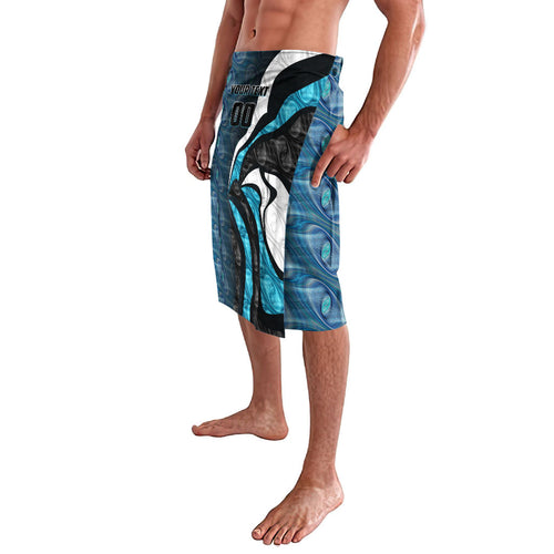 Personalised Port Adelaide Lavalava Trippy Psychedelic Abstract Art Mascot Football Fans