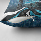 Personalised Port Adelaide Pillow Cover Trippy Psychedelic Abstract Art Mascot Football Fans
