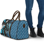 Personalised Port Adelaide Travel Bag Trippy Psychedelic Abstract Art Mascot Football Fans