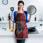 Personalised Essendon Bombers Apron Trippy Psychedelic Abstract Art Mascot Football Fans