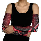 Personalised Essendon Bombers Arm Sleeves Trippy Psychedelic Abstract Art Mascot Football Fans
