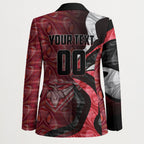 Personalised Essendon Bombers Blazer Trippy Psychedelic Abstract Art Mascot Football Fans