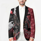 Personalised Essendon Bombers Blazer Trippy Psychedelic Abstract Art Mascot Football Fans