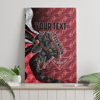 Personalised Essendon Bombers Canvas Wall Art Trippy Psychedelic Abstract Art Mascot Football Fans