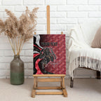 Personalised Essendon Bombers Canvas Wall Art Trippy Psychedelic Abstract Art Mascot Football Fans