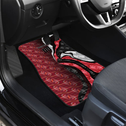 Personalised Essendon Bombers Car Mats Trippy Psychedelic Abstract Art Mascot Football Fans