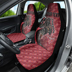Personalised Essendon Bombers Car Seat Cover Trippy Psychedelic Abstract Art Mascot Football Fans