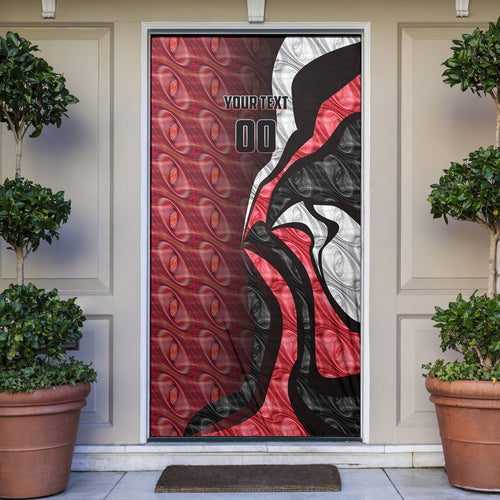 Personalised Essendon Bombers Door Cover Trippy Psychedelic Abstract Art Mascot Football Fans