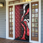 Personalised Essendon Bombers Door Cover Trippy Psychedelic Abstract Art Mascot Football Fans