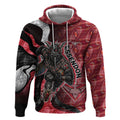 Personalised Essendon Bombers Hoodie Trippy Psychedelic Abstract Art Mascot Football Fans