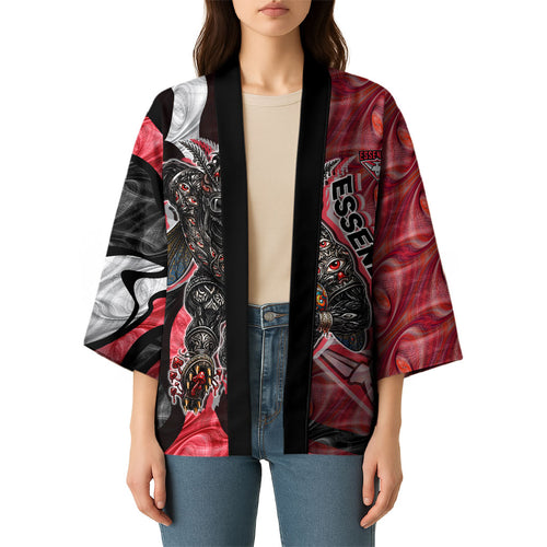 Personalised Essendon Bombers Kimono Trippy Psychedelic Abstract Art Mascot Football Fans