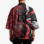 Personalised Essendon Bombers Kimono Trippy Psychedelic Abstract Art Mascot Football Fans