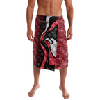 Personalised Essendon Bombers Lavalava Trippy Psychedelic Abstract Art Mascot Football Fans